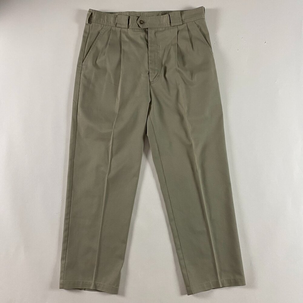 Vintage Tilley Endurables Pants Men's Sz 37 Measures 36x29 Pleated Khaki Hiking